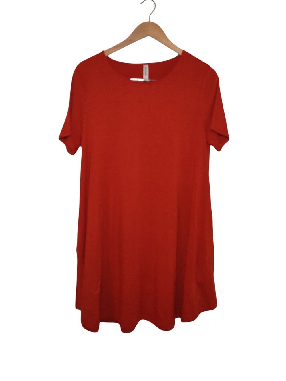 Women's Zenana Premium T-Shirt Dress With Pockets Size: 1X